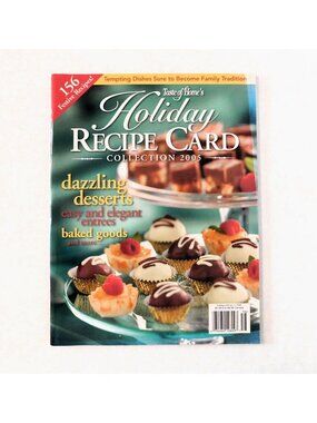 Taste Of Home Holiday Recipe Card Collection 2005 Softcover 156 Recipes